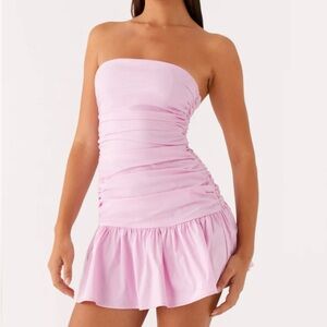 Peppermayo Light Pink Strapless Dress Size:Small
